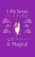 Unicorn I Am 7 & Magical: Unicorn Doodle Book with 102 Pages for Drawing and Doodling