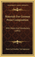 Materials for German Prose Composition