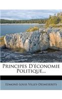 Principes D'économie Politique...