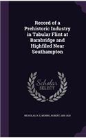 Record of a Prehistoric Industry in Tabular Flint at Bambridge and Highfiled Near Southampton