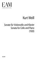 Sonata for Cello and Piano (1920): Sonate Fur Violoncello Und Klavier