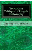 Towards a Critique of Hegel's Philosophy