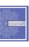 Insane Mandalas Coloring Book