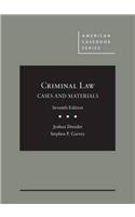 Cases and Materials on Criminal Law