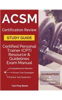 ACSM Certification Review Study Guide