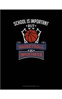 School Is Important But Basketball Is Importanter: Storyboard Notebook 1.85:1