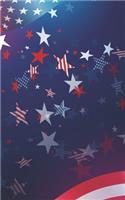 Internet Password Organizer: Discrete Internet Password Log Keeper: Stars and Stripes Patriotic USA Flag