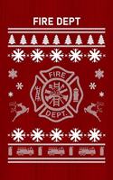 Fire Dept: Christmas Gift for Firefighter Blank Lined Journal Notebook Planner: Fire Dept: Blank Lined Journal Notebook Planner - Firefighter Christmas Gifts F