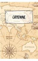 Cayenne: Ruled Travel Diary Notebook or Journey Journal - Lined Trip Pocketbook for Men and Women with Lines