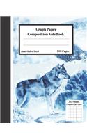 Graph Composition Notebook 5 Squares per inch 5x5 Quad Ruled 5 to 1 100 Pages