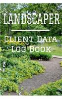 Landscaper Client Data Log Book