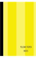 yellow striped notes