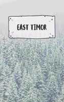 East Timor: Ruled Travel Diary Notebook or Journey Journal - Lined Trip Pocketbook for Men and Women with Lines