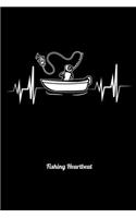 Fishing Heartbeat: Fishing Log Book And Journal For A Fisherman Or For Kids To Record Fishing Trips And Experiences of e.g. Bass Fishing Or Fly Fishing (6 x 9; 120 Pag