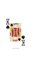 King Of Spades: Poker Card Notebook With Lined College Ruled Paper For Work, Home Or School. Cool 8.5 x 11 Notepad Journal For Taking Notes, Diaries Or Journaling F