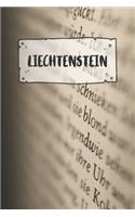 Liechtenstein: Ruled Travel Diary Notebook or Journey Journal - Lined Trip Pocketbook for Men and Women with Lines