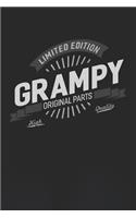 Limited Edition Grampy Original Parts High Quality: Family life Grandpa Dad Men love marriage friendship parenting wedding divorce Memory dating Journal Blank Lined Note Book Gift