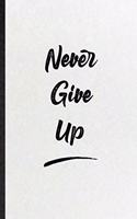 Never Give Up