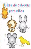 Libro de colorear para niños: Libro de colorear simple para niños