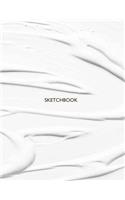 shetchbook: White cover (8.5 x 11) inches 110 pages, Blank Unlined Paper for Sketching, Drawing, Whiting, Journaling & Doodling(1 White Sketchbook)
