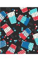 Retro Popsicle Watercolor Notebook