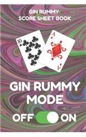 Gin Rummy Score Sheet Book