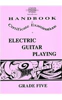 LCM HANDBOOK ELECTRIC GUITAR GRADE 5