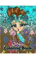 Dolls Coloring Book