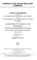 Oversight of the Nuclear Regulatory Commission