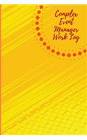 Complex Event Manager Work Log: Work Journal, Work Diary, Log - 126 pages, 6 x 9 inches(Orange Logs/Work Log)