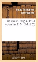 IIe Session, Prague, 14-21 Septembre 1924