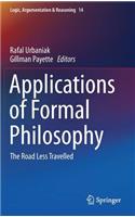 Applications of Formal Philosophy