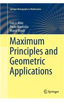 Maximum Principles and Geometric Applications