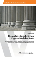 Die aufsichtsrechtlichen Eigenmittel der Bank