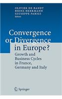 Convergence or Divergence in Europe?