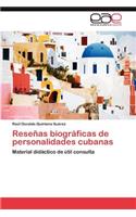 Resenas Biograficas de Personalidades Cubanas