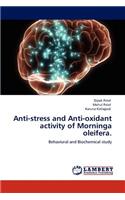 Anti-stress and Anti-oxidant activity of Morninga oleifera.