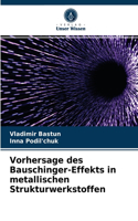 Vorhersage des Bauschinger-Effekts in metallischen Strukturwerkstoffen