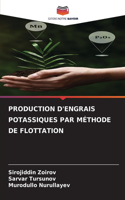 Production d'Engrais Potassiques Par Méthode de Flottation