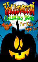 Halloween Coloring Book For Kids Ages 3+