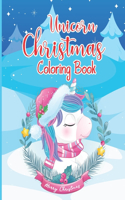 Unicorn Christmas Coloring Book