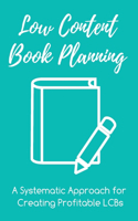 Low Content Book Planning