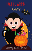 Halloween Party Coloring Book for Kids