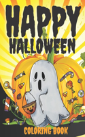Happy Halloween Coloring Book