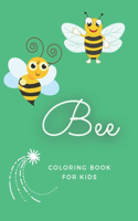 Bee coloring book for kids