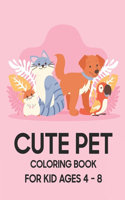 Cute Pet Coloring Book