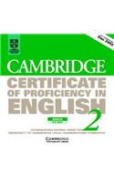 Cambridge Certificate of Proficiency in English 2 Audio CD S
