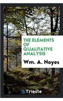 The Elements of Qualitative Analysis