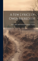 Few Lyrics of Owen Meredith