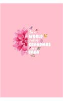 In A World Full Of Grandmas Be A Gaga: Dot Grid Journal - In A World Full Of Grandmas Be A Gaga Black Fun-ny Nana Gift - Pink Dotted Diary, Planner, Gratitude, Writing, Travel, Goal, Bull